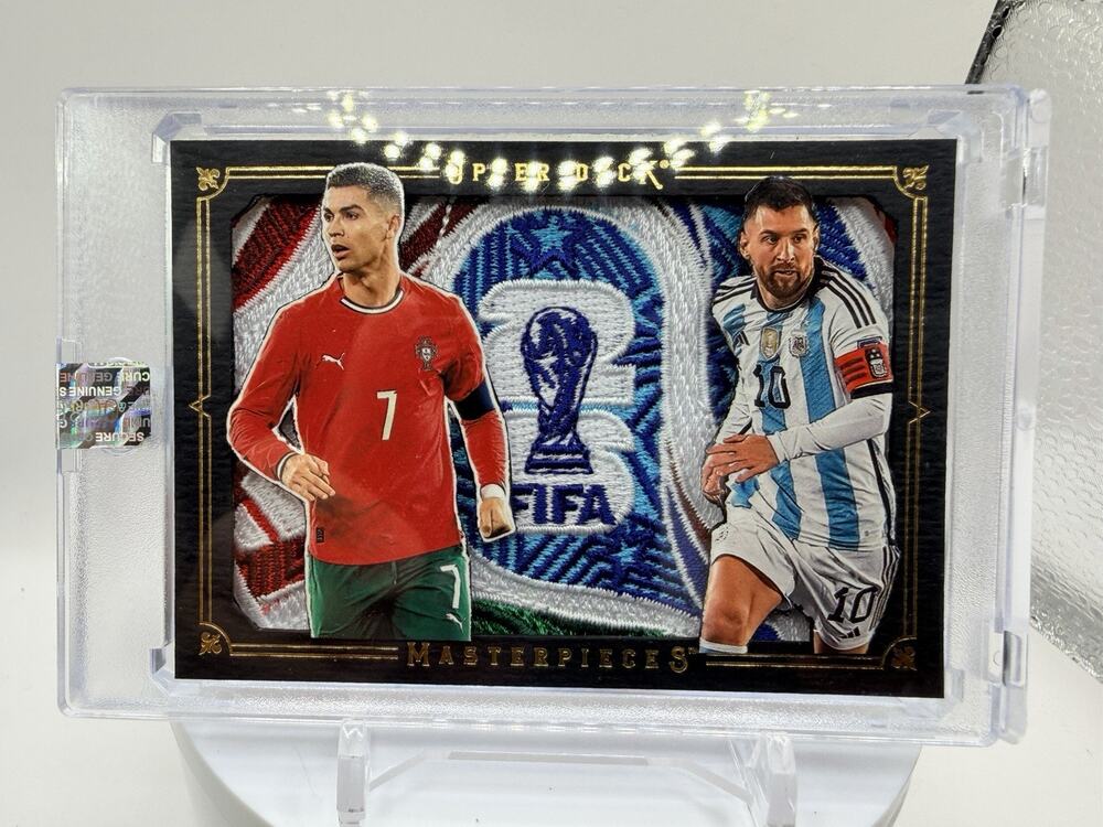 Art Card Ronaldo & Messi W/ 2026 World Cup Patch Made By Mayflower Custom Cards